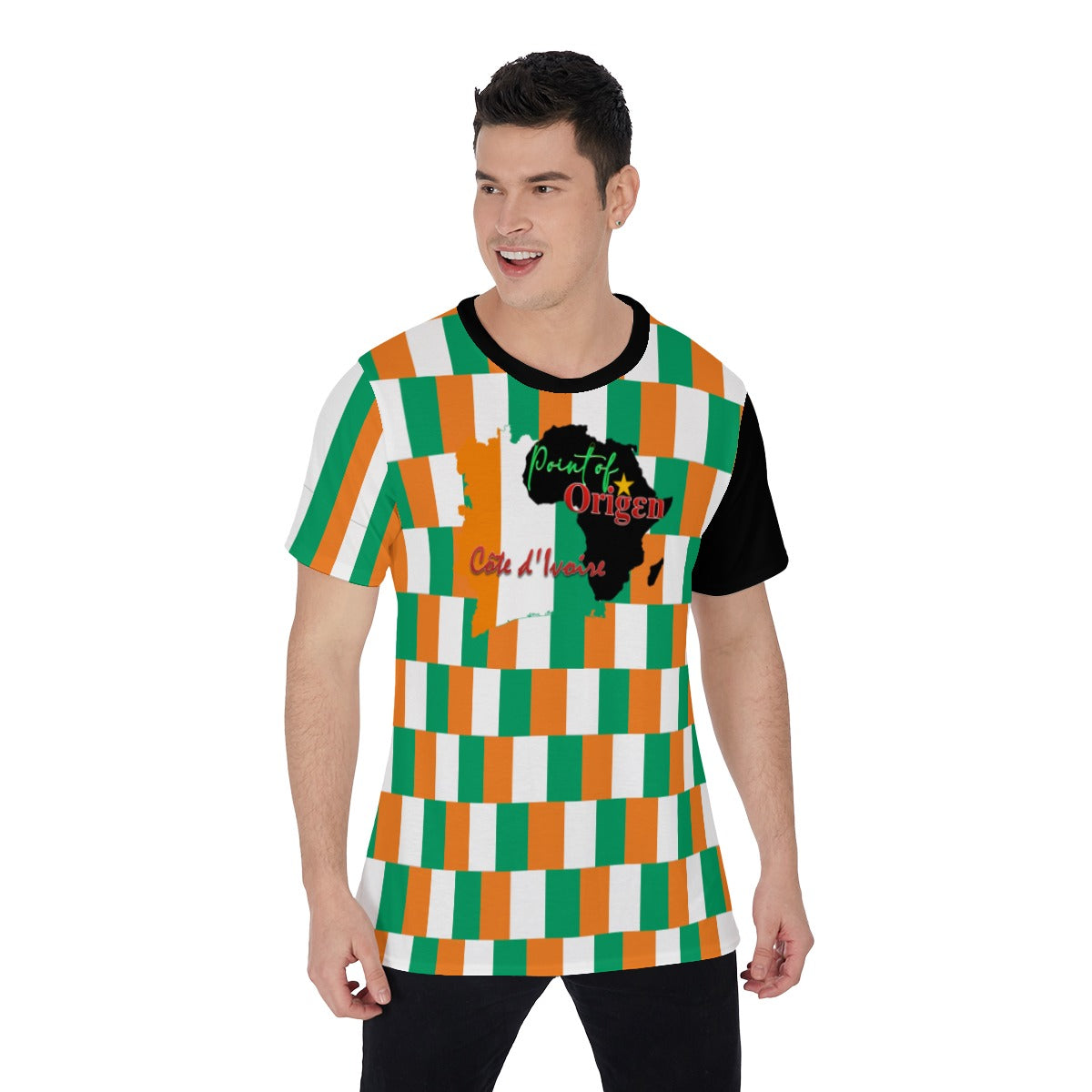 Origen Destination |On-Arrival Point of Origen Cote d' ivoire Men's T-Shirt
