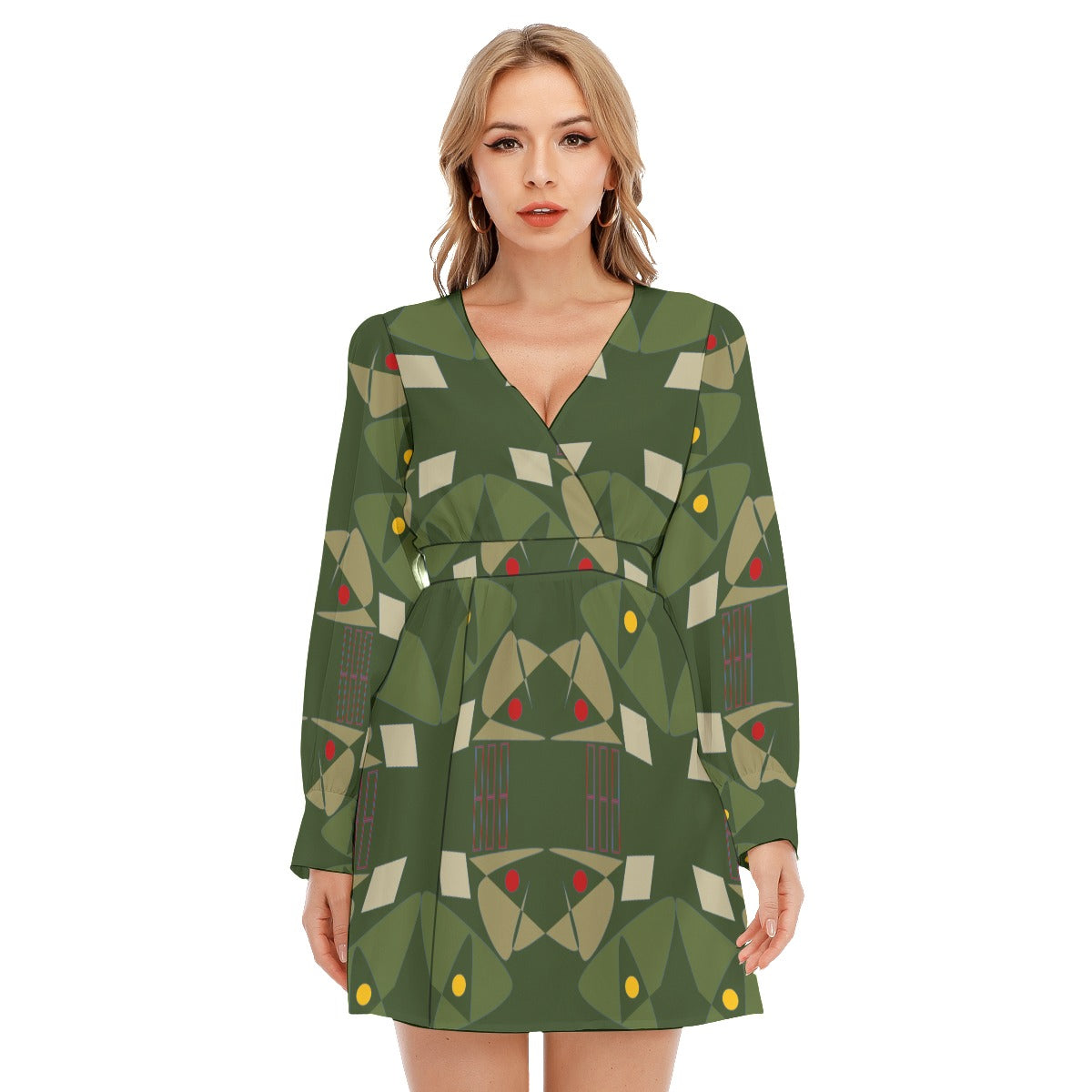 Origen Destination Women's Deep Cross Long Sleeve Dress