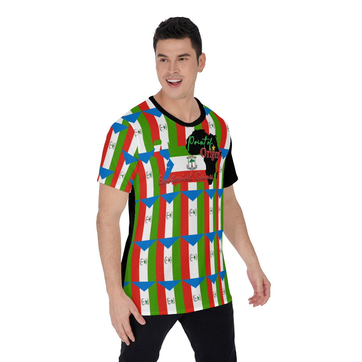 Origen Destination |On-Arrival Point of Origen Equatorial Guinea Men's T-Shirt
