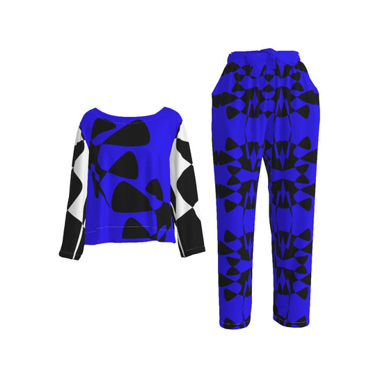 Origen Destination |On-Arrival Point of Origen Women's Blue Elastic-Back Suit