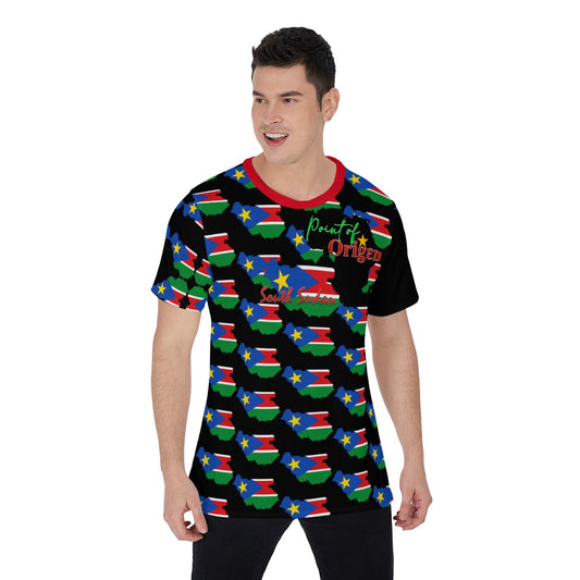 Origen Destination |On-Arrival Point of Origen South Sudan Men's T-Shirt