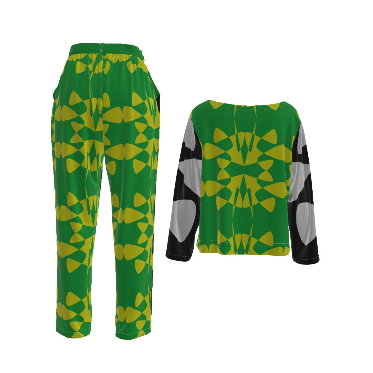 Origen Destination |On-Arrival Point of Origen Women's Black/Lime Elastic-Back Suit