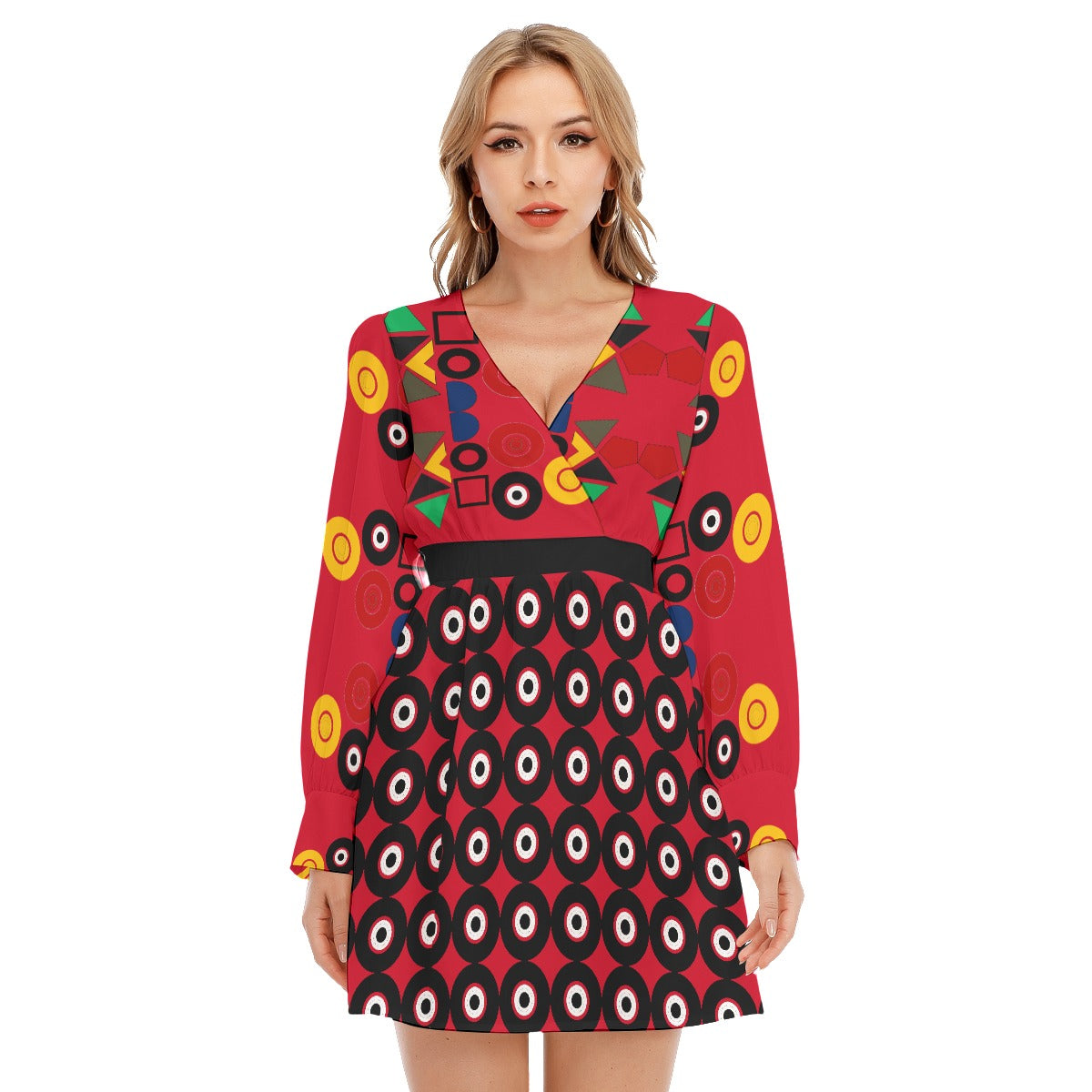 Origen Destination Women's Deep Cross Long Sleeve Dress