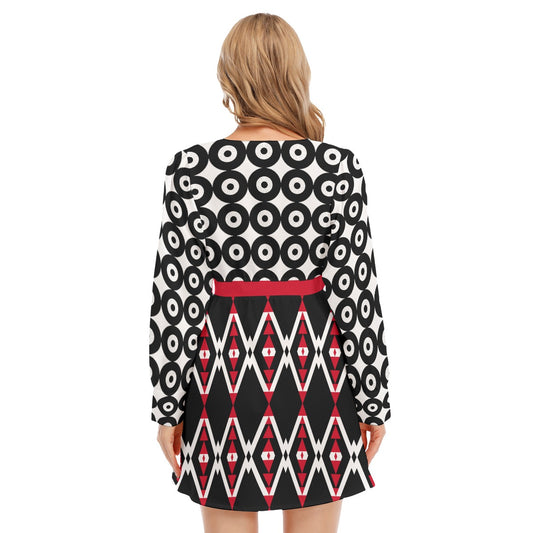Origen Destination Women's Deep Cross Long Sleeve Dress