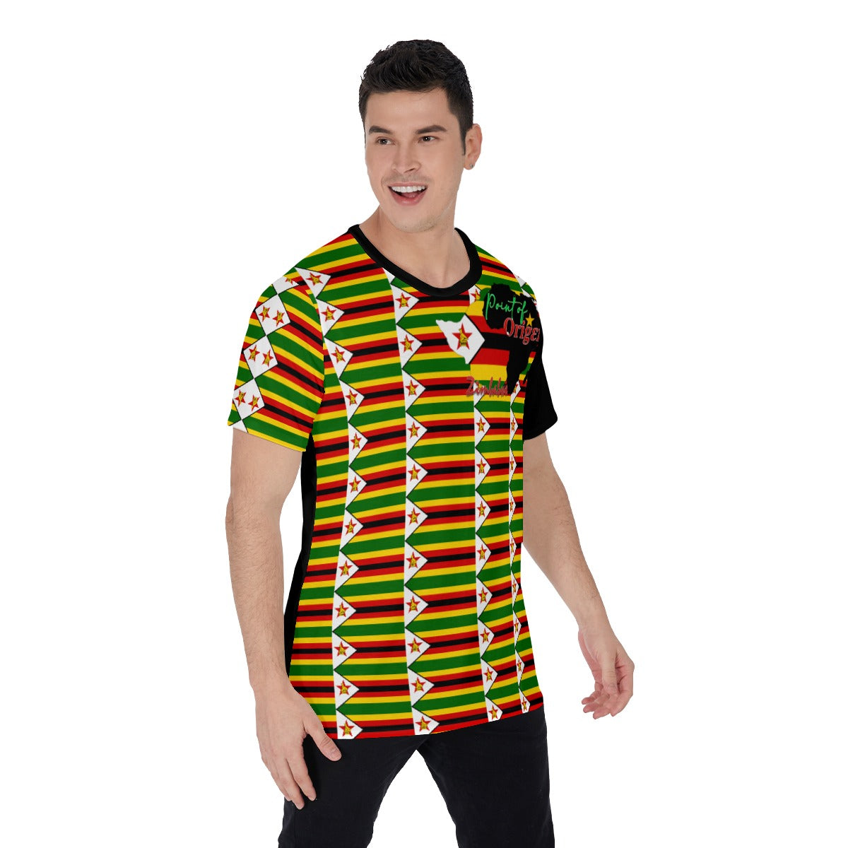 Origen Destination |On-Arrival Point of Origen Zimbabwe Men's T-Shirt