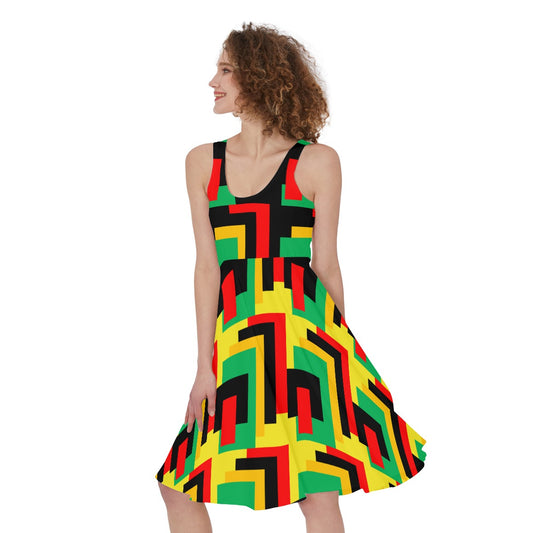 Origen Destination |On-Arrival Point of Origen Women's Yellow/Multicolor Dress