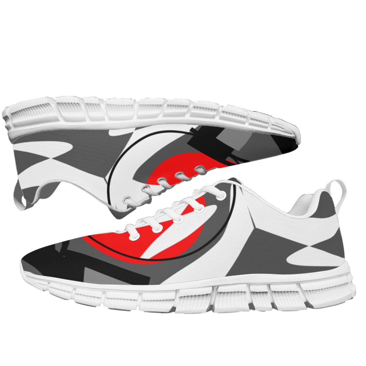 Origen Destination | On-Arrival Point of Origen Symbol-inspired Women's Sports Shoes With White Sole