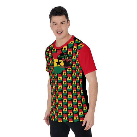 Origen Destination |On-Arrival Point of Origen Ghana Men's T-Shirt
