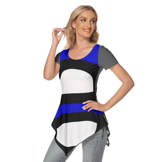 Origen Destination |On-Arrival Point of Origen Blu-light Women's Short Sleeve T-shirt