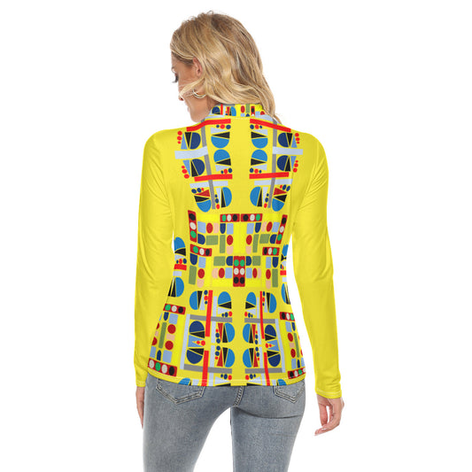 OD Women's Stretchable Turtleneck Top CV