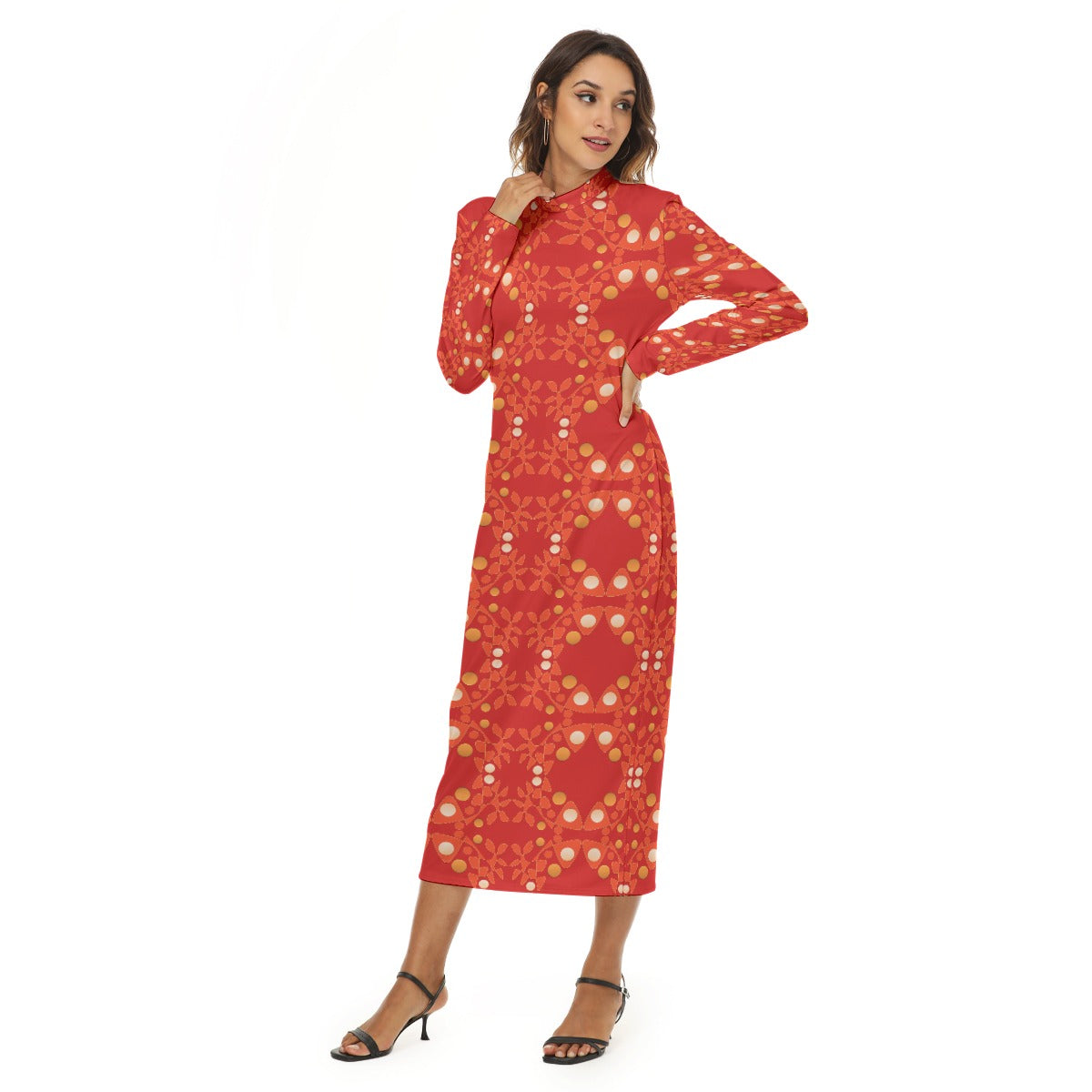 Origen Destination Women's Long-sleeves Dress