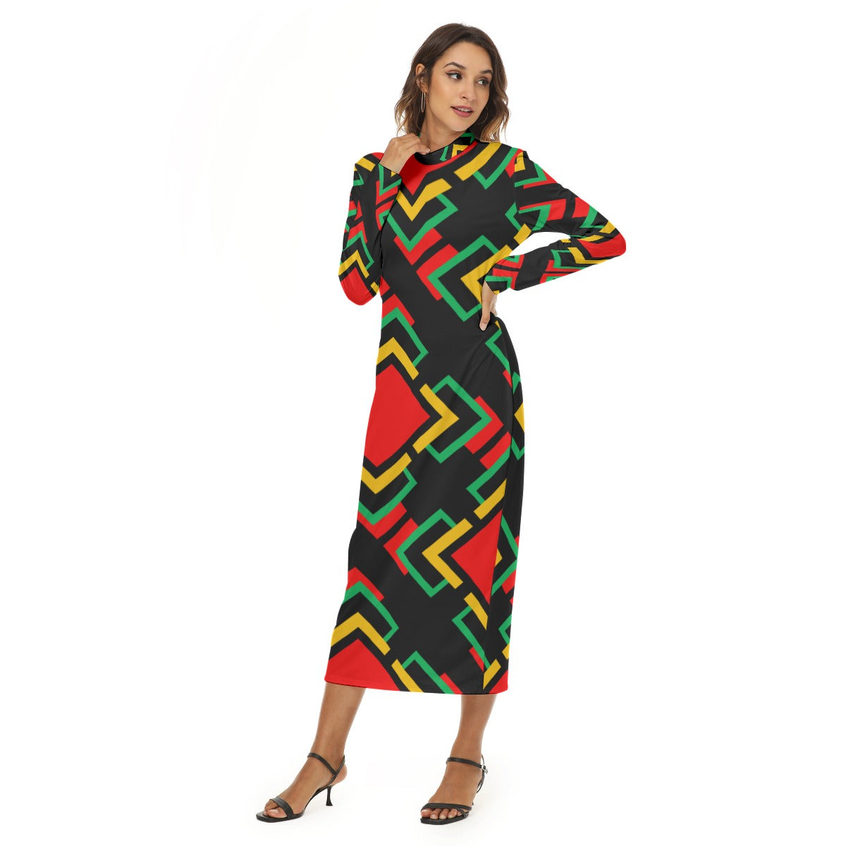 Origen Destination Women's Long-sleeves Dress