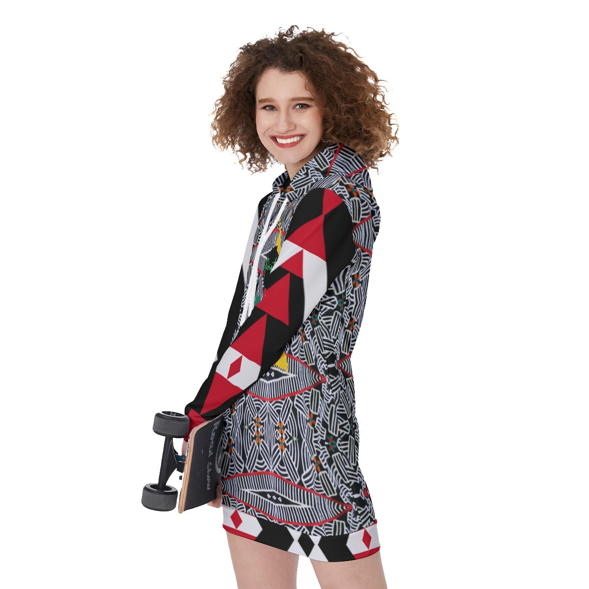 Origen Destination |On-Arrival Point of Origen Cameroon Women's Long Hoodie