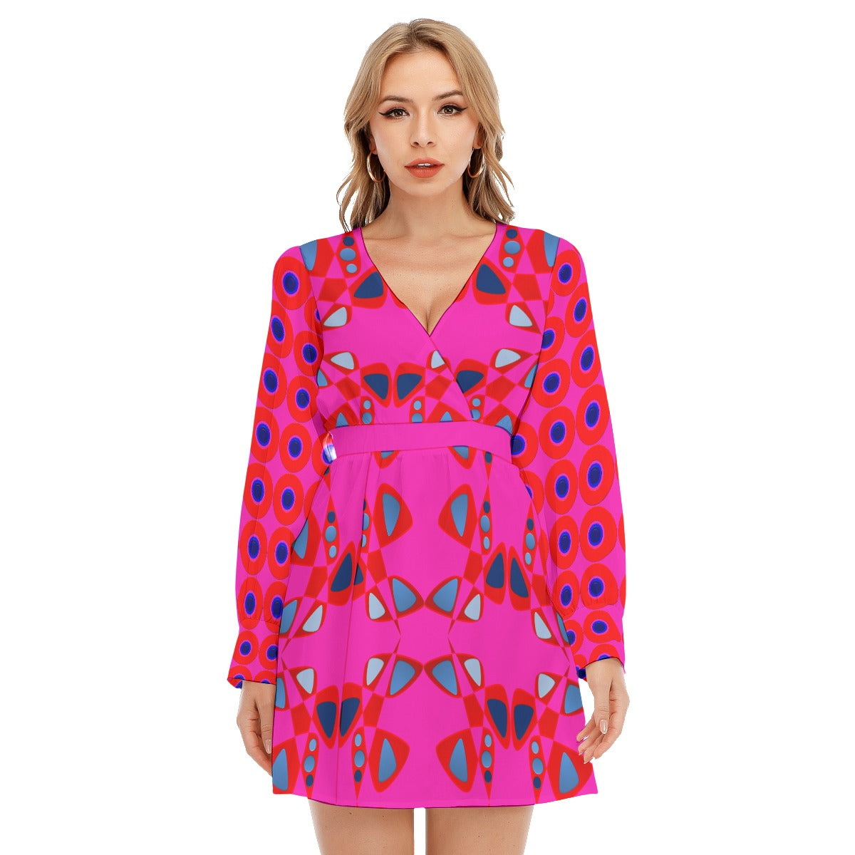Origen Destination Women's Deep Cross Long Sleeve Dress