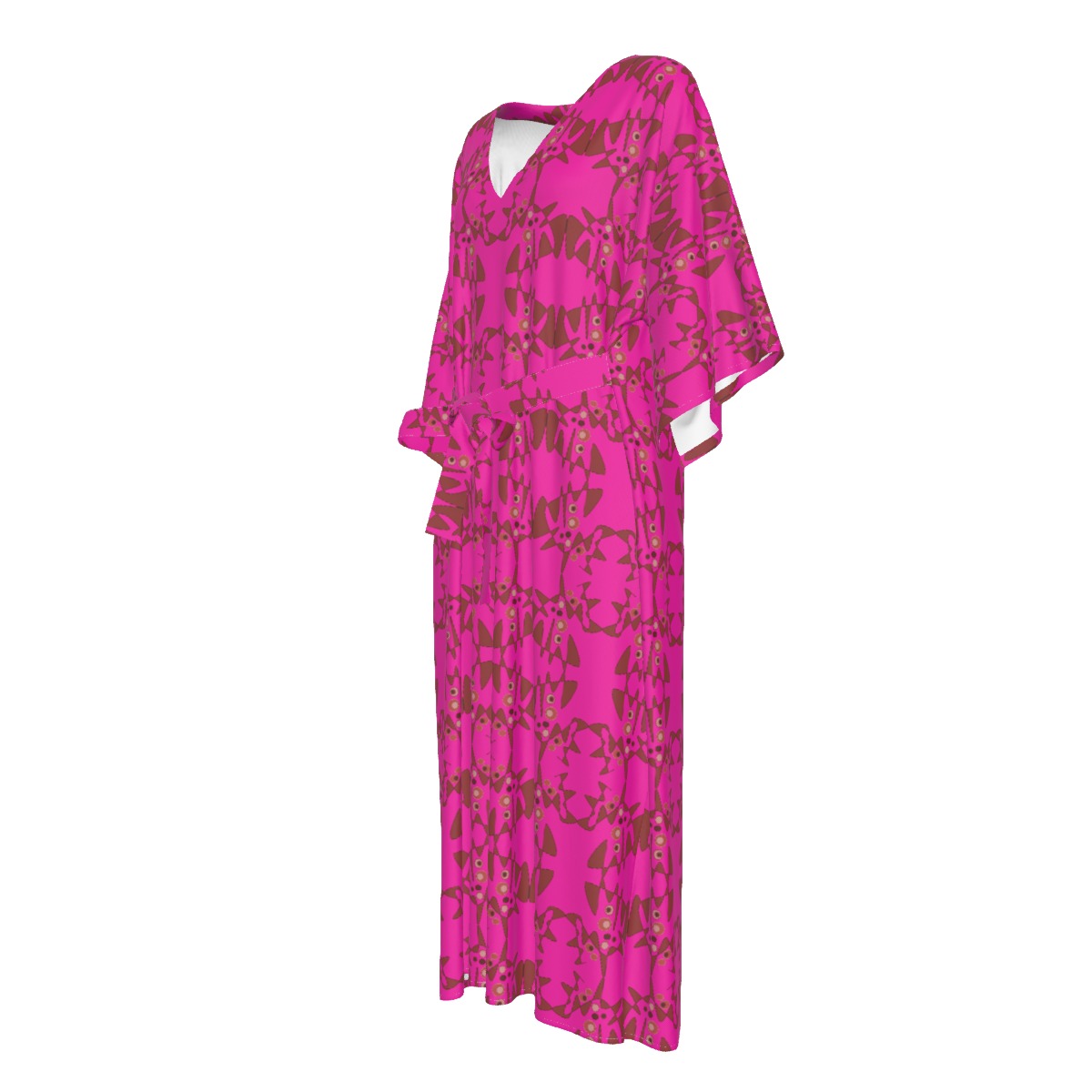 Origen Destination Women's Mid-sleeve Long Dress