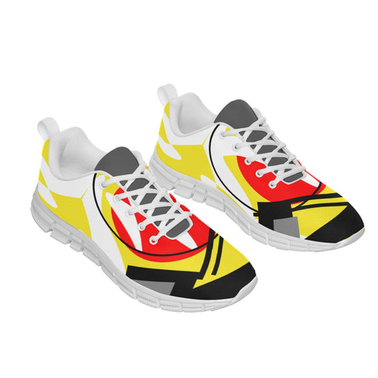 Origen Destination |On-Arrival Point of Origen Symbol-inspired Women's Sports Shoes With White Sole
