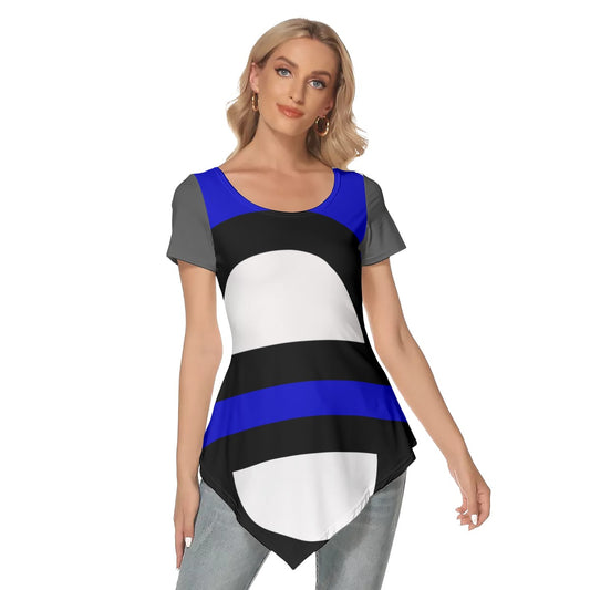 Origen Destination |On-Arrival Point of Origen Blu-light Women's Short Sleeve T-shirt