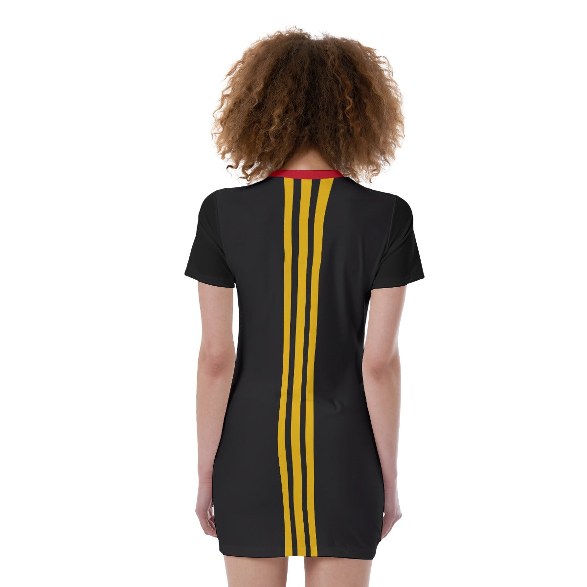 Origen Destination |On-Arrival Point of Origen  Women's Short Sleeve Fitted Dress