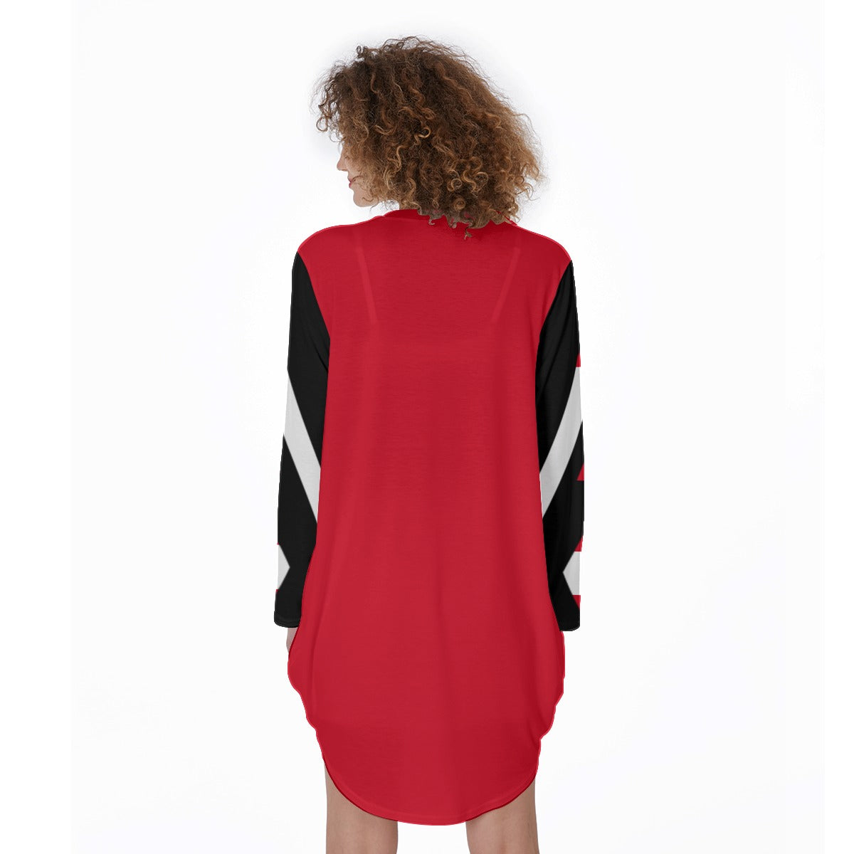 Origen Destination | On-Arrival Point of Origen  Dia-Symbol Women's Casual Long Sleeve Dress