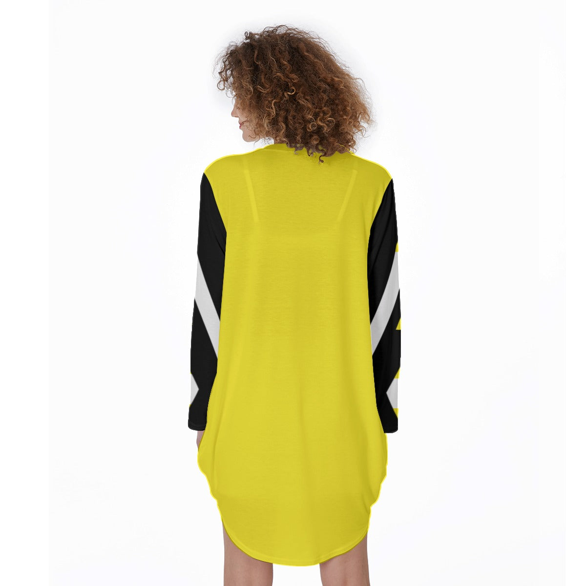 Origen Destination | On-Arrival Point of Origen  Dia-Symbol Women's Casual Long Sleeve Dress