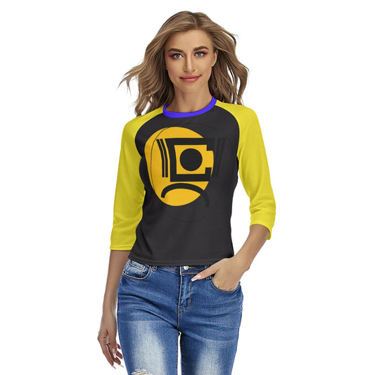 Origen Destination |On-Arrival Point of Origen Signature Women's Raglan Sleeves T-shirt
