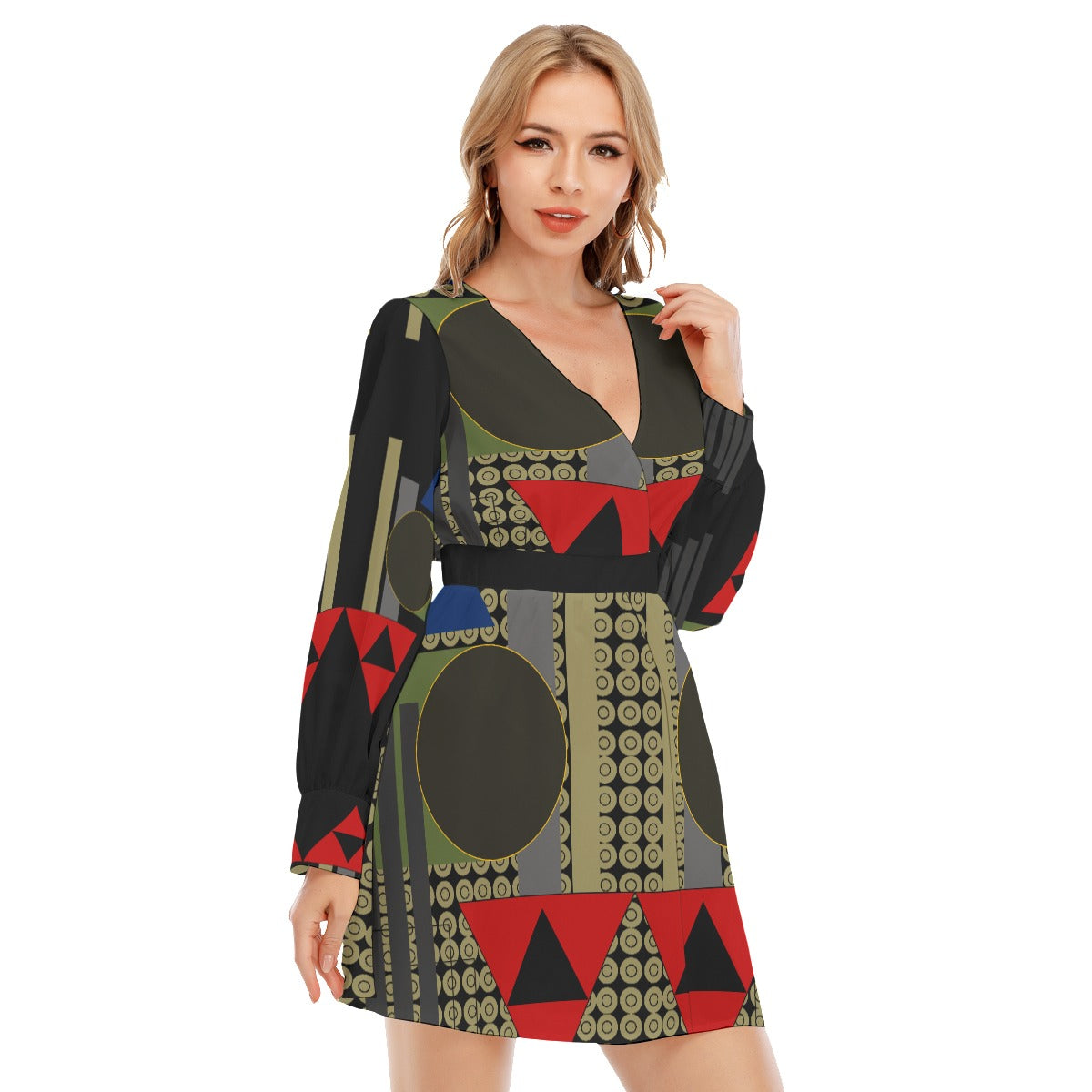 Origen Destination Women's Deep Cross Long Sleeve Dress