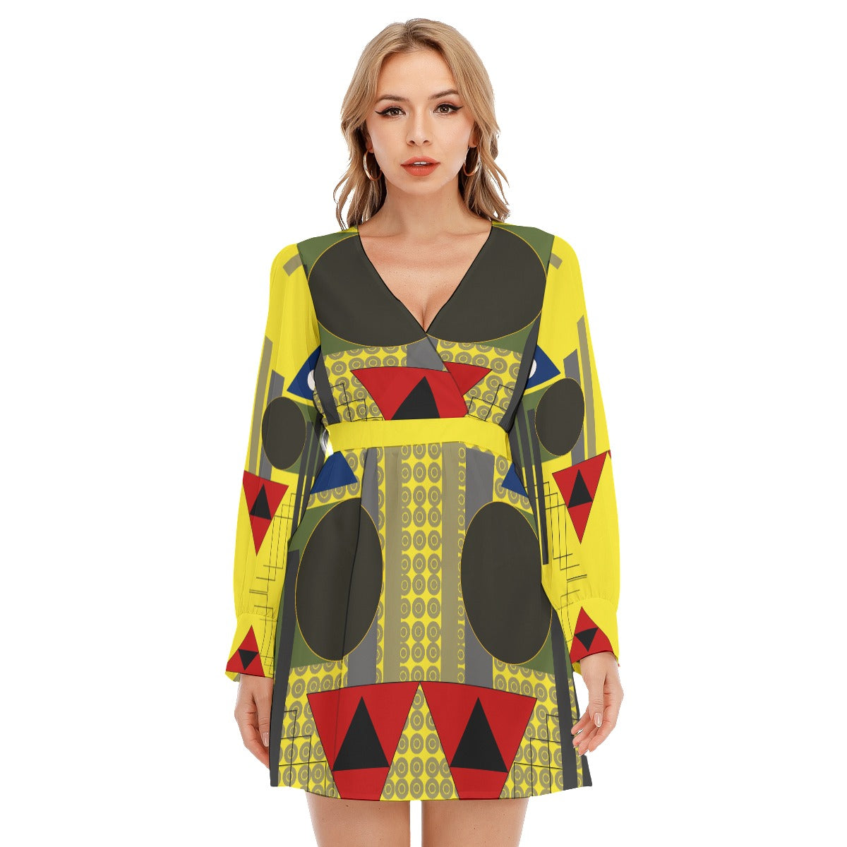 Origen Destination Women's Deep Cross Long Sleeve Dress