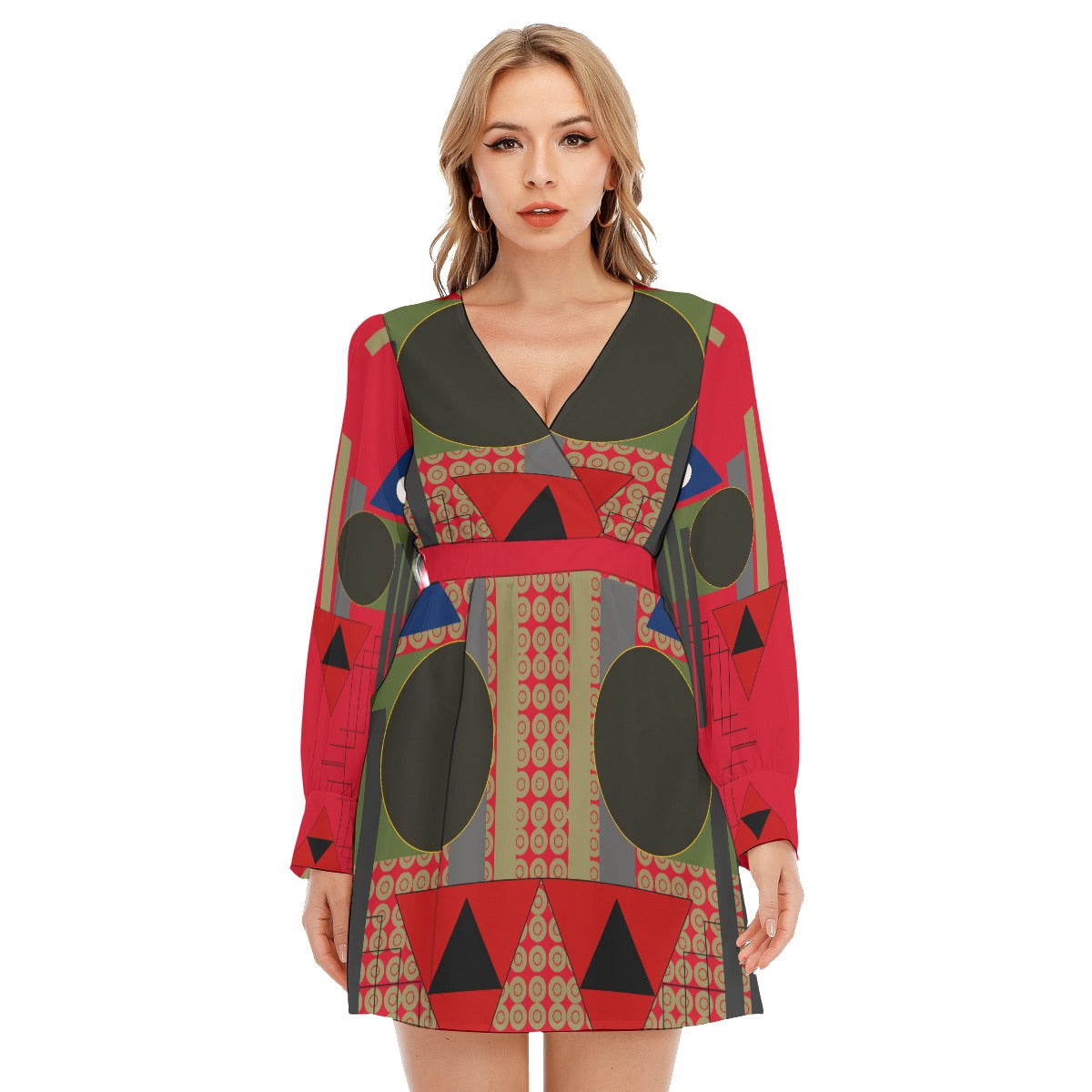 Origen Destination Women's Deep Cross Long Sleeve Dress