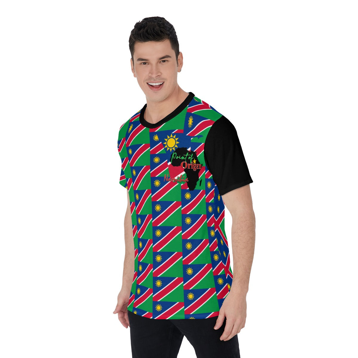 Origen Destination |On-Arrival Point of Origen Namibia Men's T-Shirt