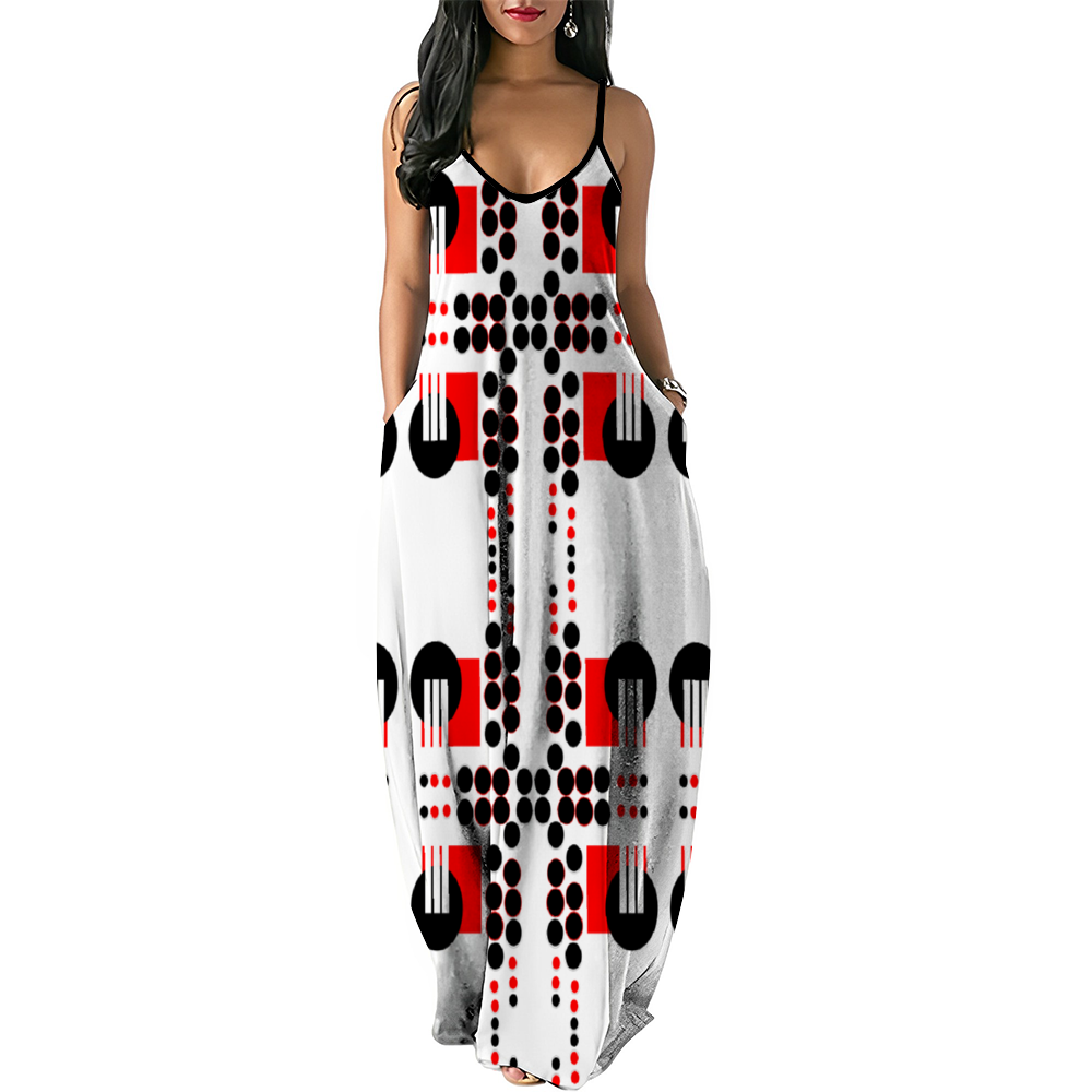 OD Custom Women's Loose Sleeveless Dress OBW