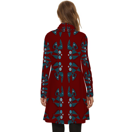 Origen Destination Women's Casual Loose Turtleneck Fall Dress/Top