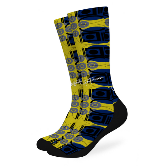Origen Destination Signature Unisex Multi Size Mid-calf Cotton Sock