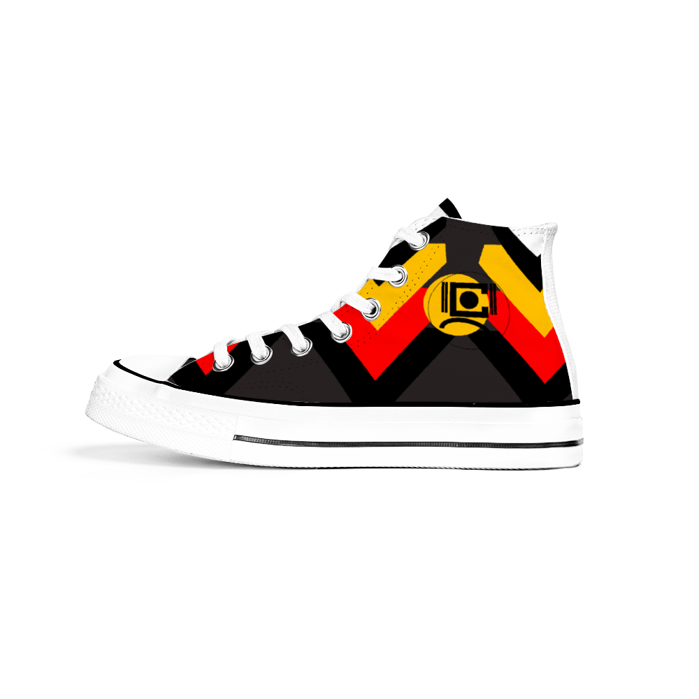 Origen Destination Signature Unisex High Top Canvas Shoes