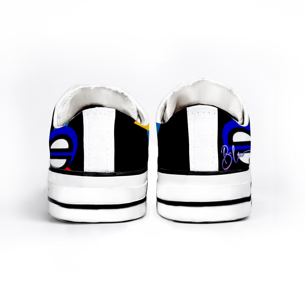 Origen Destination | Blu-Light Unisex Low Top Canvas Shoes