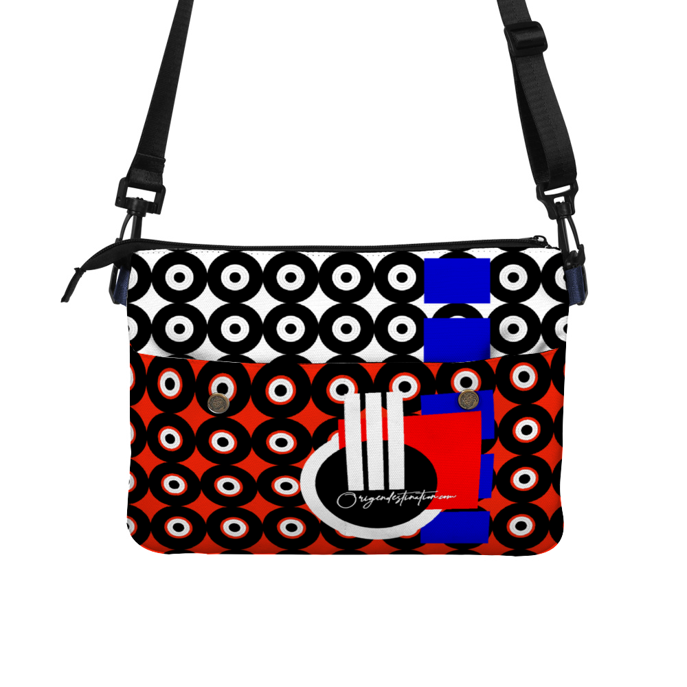 Origen Destination Shoulder Messenger (Tang-Blu-Wht)