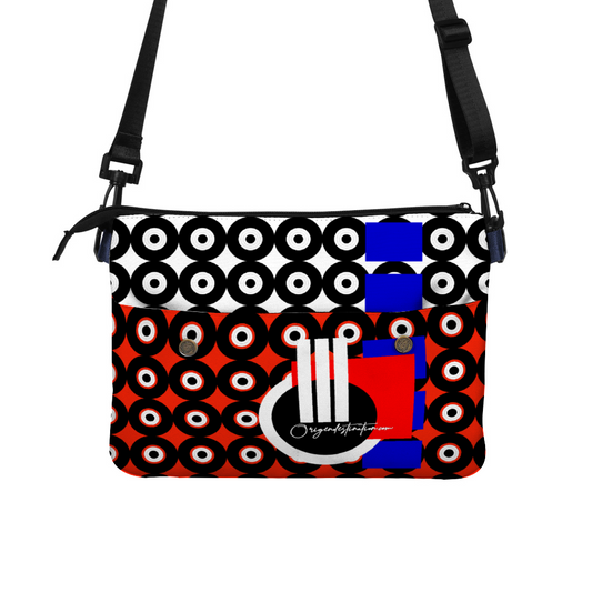 Origen Destination Shoulder Messenger (Tang-Blu-Wht)