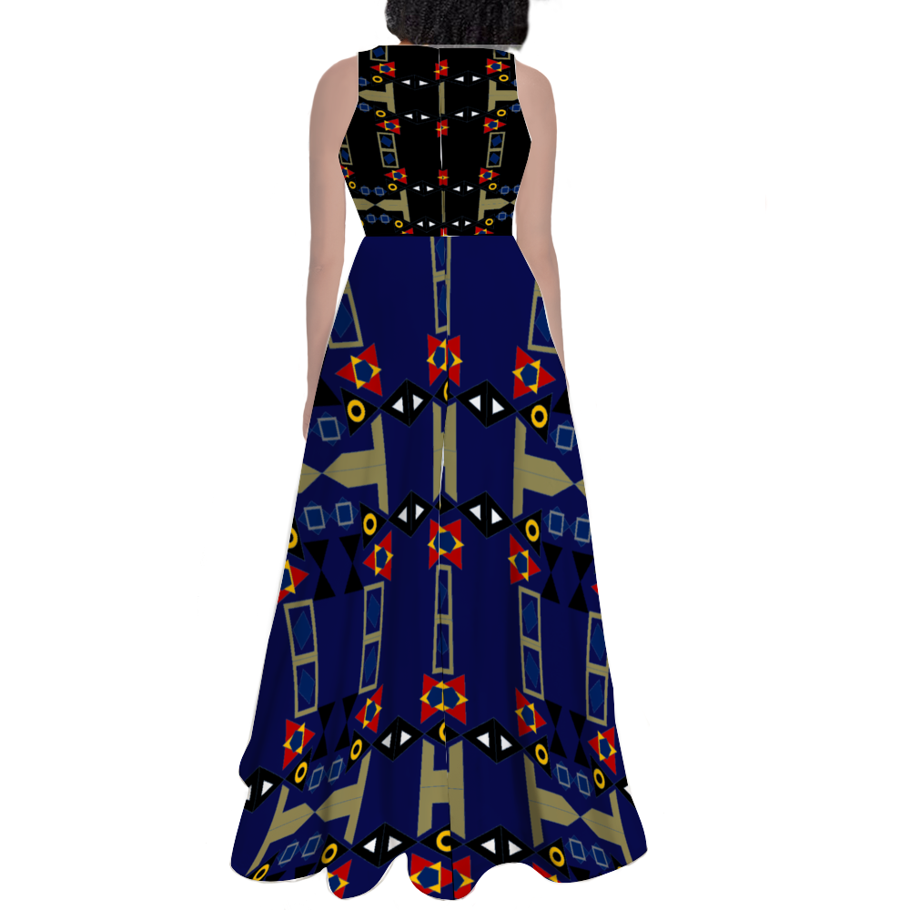 Origen Destination Custom Sleeveless Classic Maxi Dress