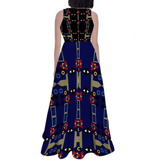 Origen Destination Custom Sleeveless Classic Maxi Dress