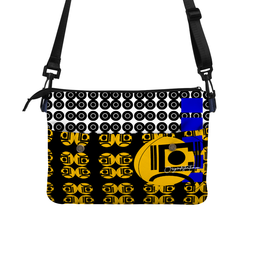 Origen Destination Shoulder Messenger (Blk-Gold)