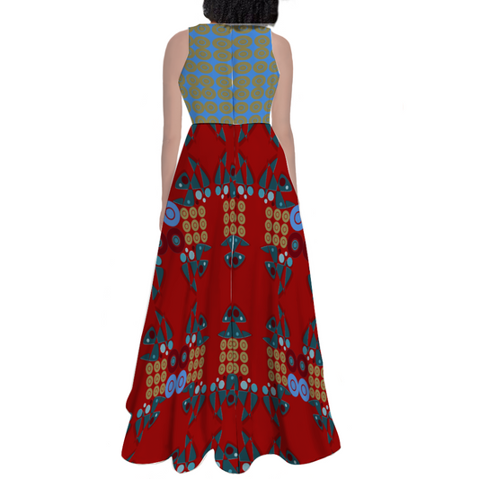 Origen Destination Sleeveless Classic Maxi Dress