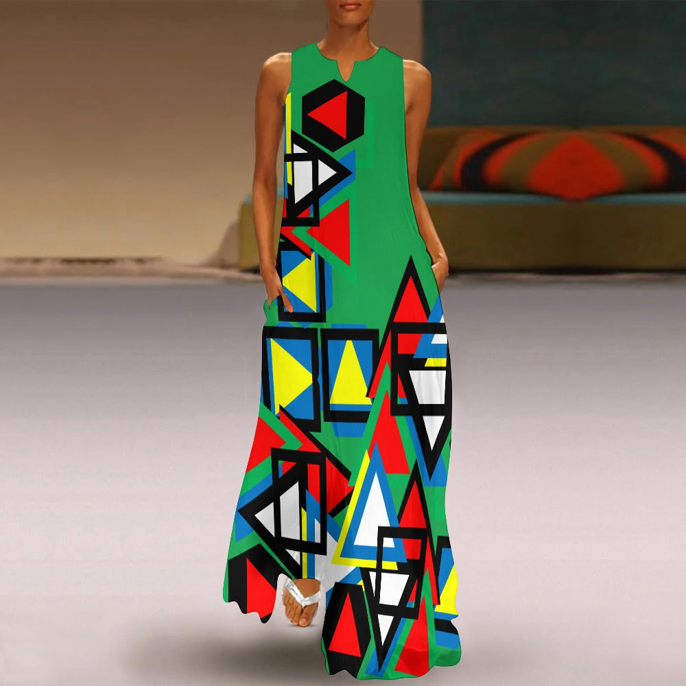 Origen Destination Women's Sleeveless Ankle-length Dress