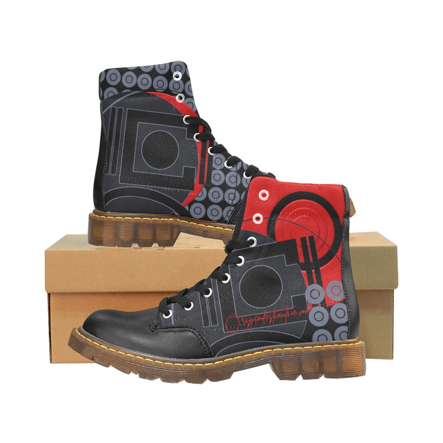 Origen Destination Round Toe Women's Boots (Shine-Red)