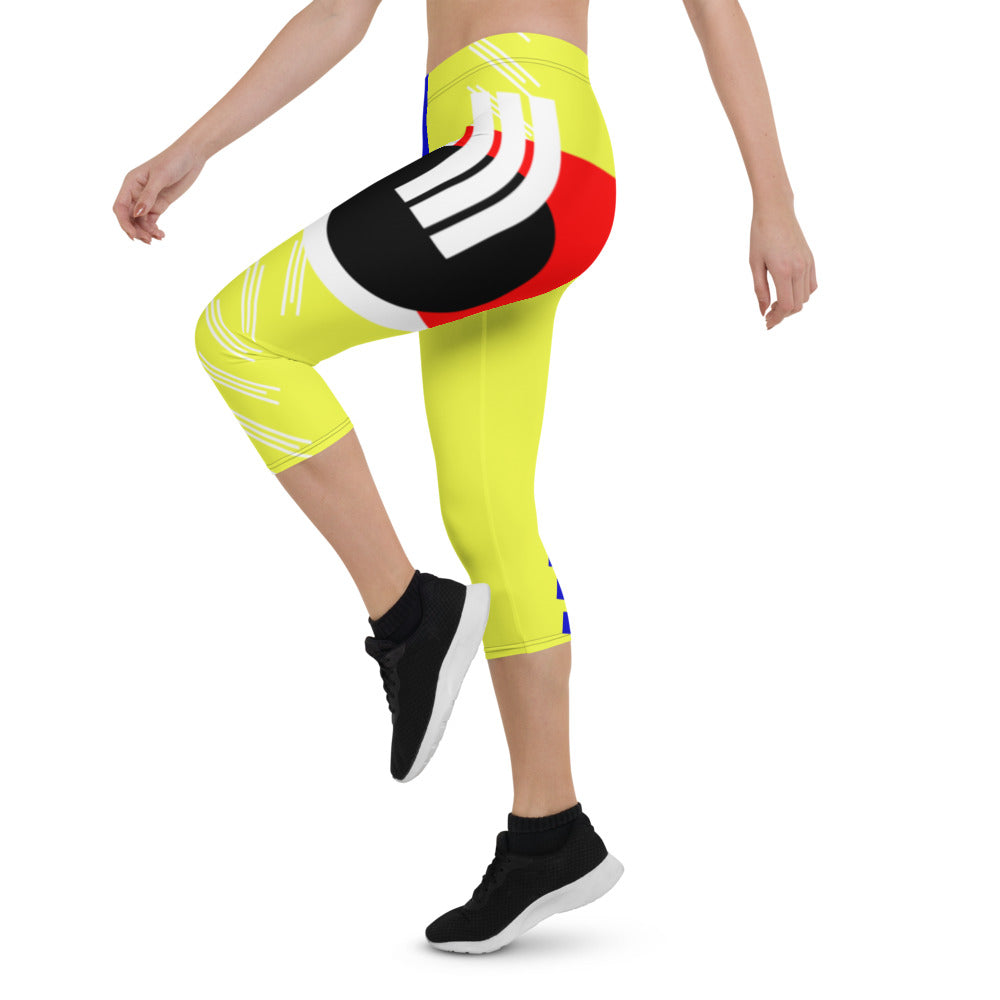 Origen Destination |On-Arrival Point of Origen Symbol-inspired Capri Leggings
