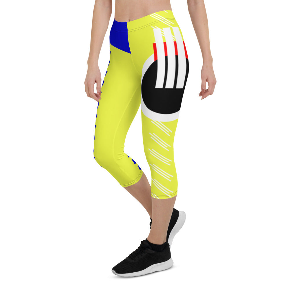 Origen Destination |On-Arrival Point of Origen Symbol-inspired Capri Leggings