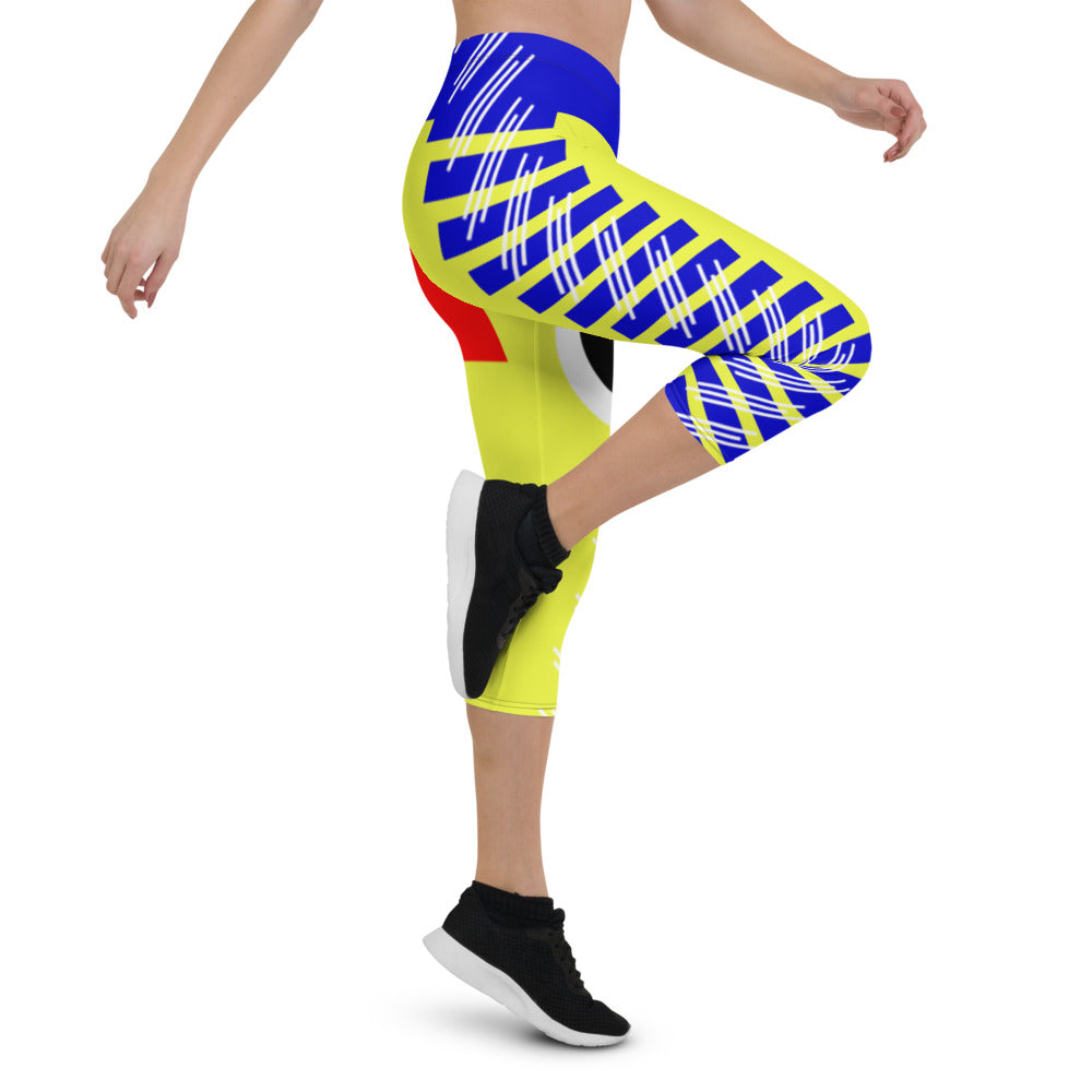 Origen Destination |On-Arrival Point of Origen Symbol-inspired Capri Leggings
