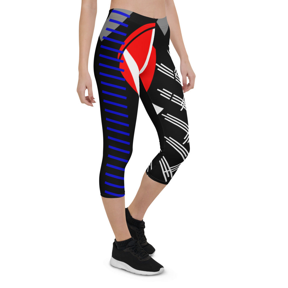 Origen Destination |On-Arrival Point of Origen Symbol-inspired Capri Leggings