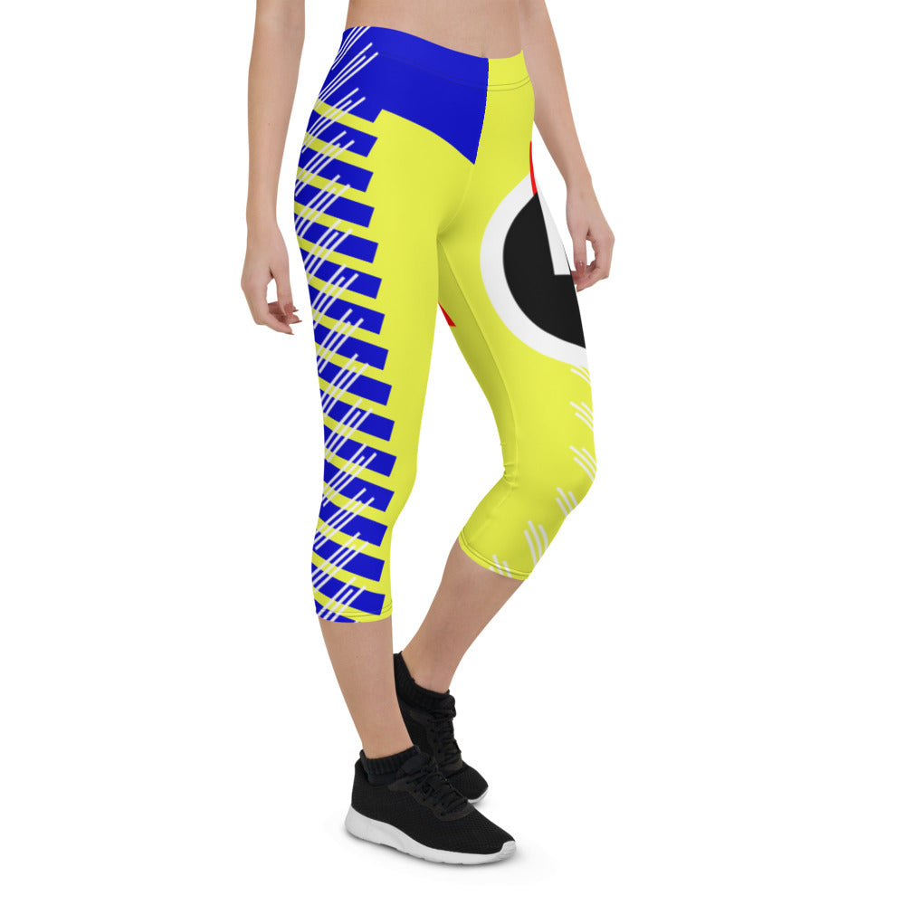 Origen Destination |On-Arrival Point of Origen Symbol-inspired Capri Leggings