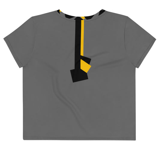 Origen Destination |On-Arrival Point of Origen Symbol-inspired All-Over Print Crop Tee