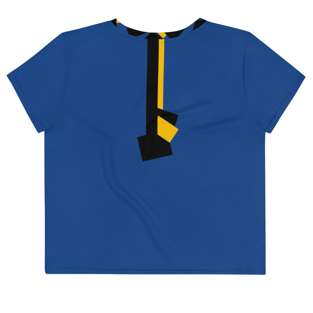 Origen Destination |On-Arrival Point of Origen Symbol-inspired All-Over Print Crop Tee