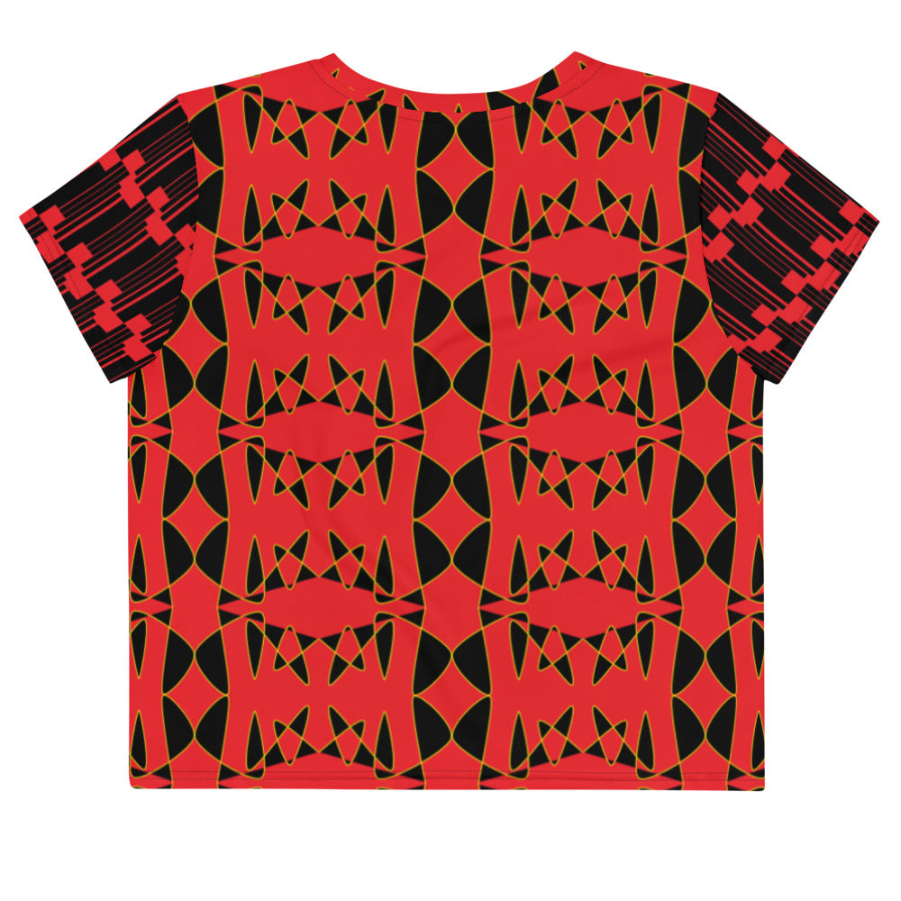 Origen Destination |On-Arrival Point of Origen Symbol-inspired Crop Tee